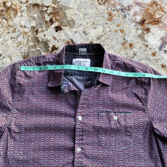 Mens, Dress Shirt, Short Sleeve, Button Up, Size M - Picture 8 of 9